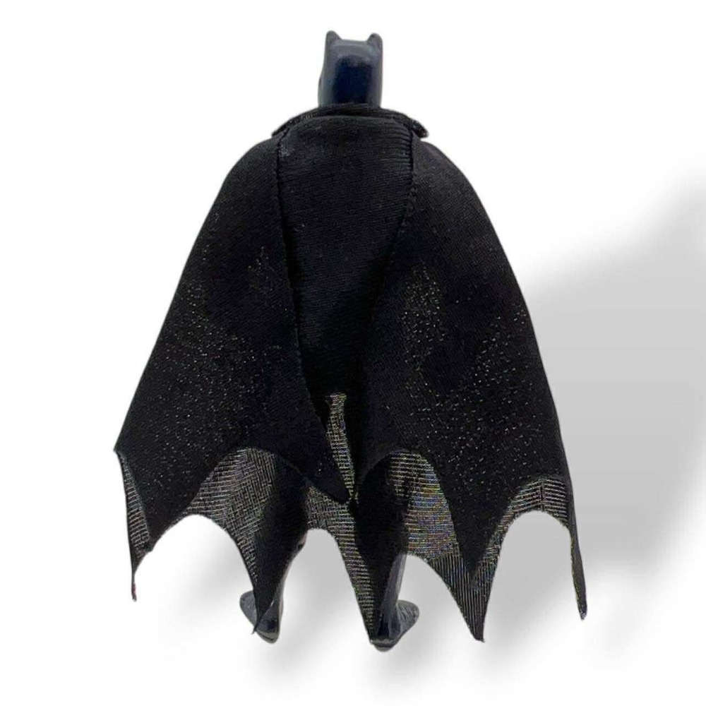 DC‎ Comics Batman Action Figure Vintage 1990s Gray Blue Suit Cloth Cape - Picture 7 of 12
